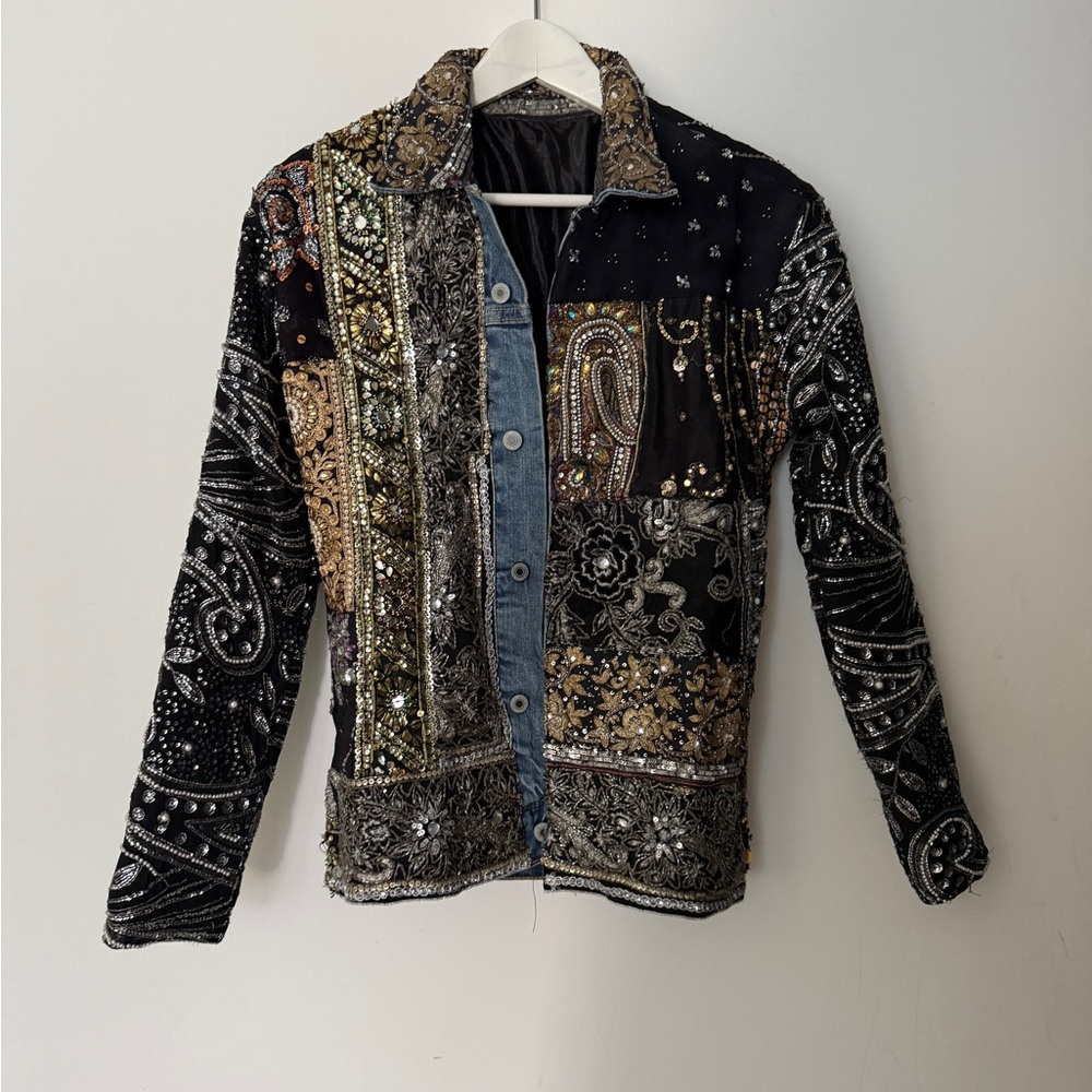 Custom Embroidered Denim Jacket